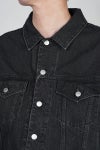 SOFTHYPHEN(ソフトハイフン)TUCKED DETAIL DENIM JACKET タックディテールデニムジャケット MGMFJ251104 -2