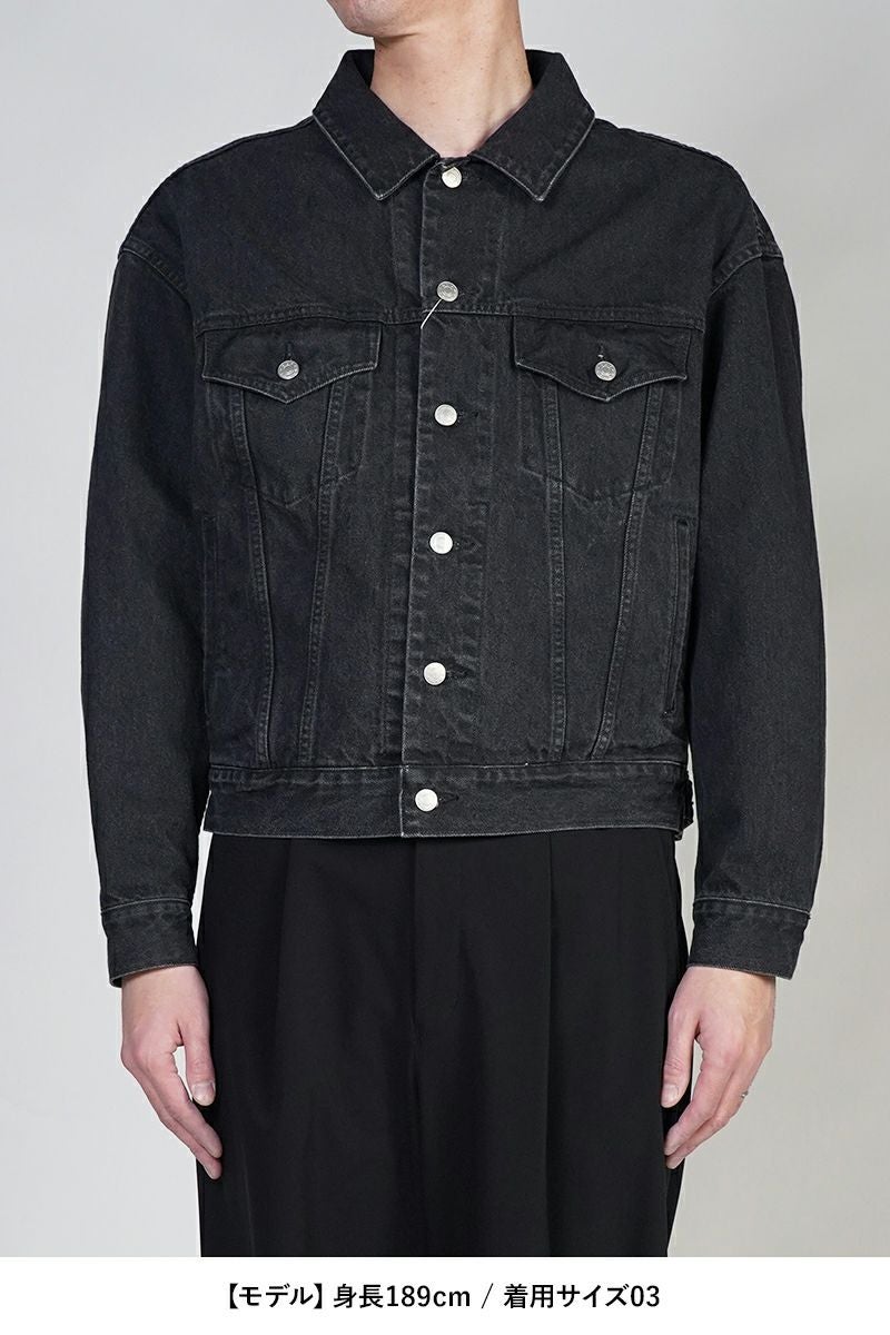 SOFTHYPHEN(ソフトハイフン)TUCKED DETAIL DENIM JACKET タックディテールデニムジャケット MGMFJ251104 -10