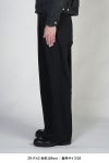 SOFTHYPHEN(ソフトハイフン)TAFFETA TUCKED EXTRA WIDE TROUSERS タフタタックエクストラワイドトラウザース MGMFP251353 -9