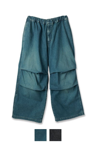 JieDa(ジエダ)PARACHUTE DENIM PANTS パラシュートデニムパンツ Jie-25S-PT02
