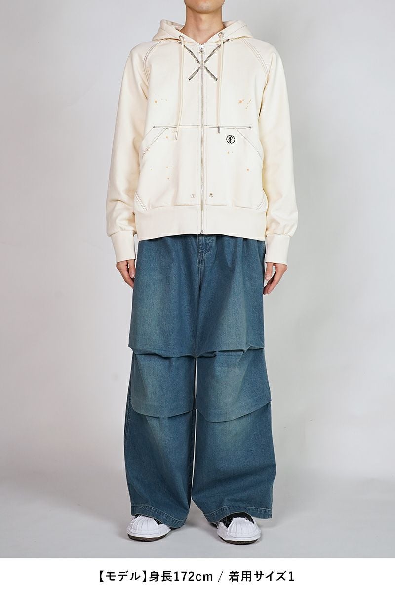 JieDa(ジエダ) | JieDa(ジエダ)PARACHUTE DENIM PANTS パラシュート