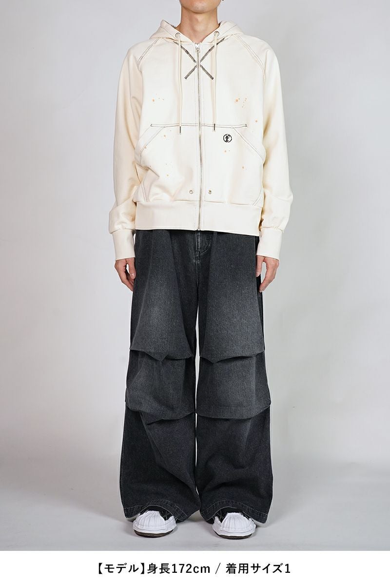JieDa(ジエダ) | JieDa(ジエダ)PARACHUTE DENIM PANTS パラシュート 