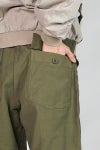 CIOTA (シオタ)Back Satin Baker Pants (Wide Straight / Stone Wash) バックサテンベイカーパンツ ワイドストレート ストーンウォッシュ PTLM-152-SW -3