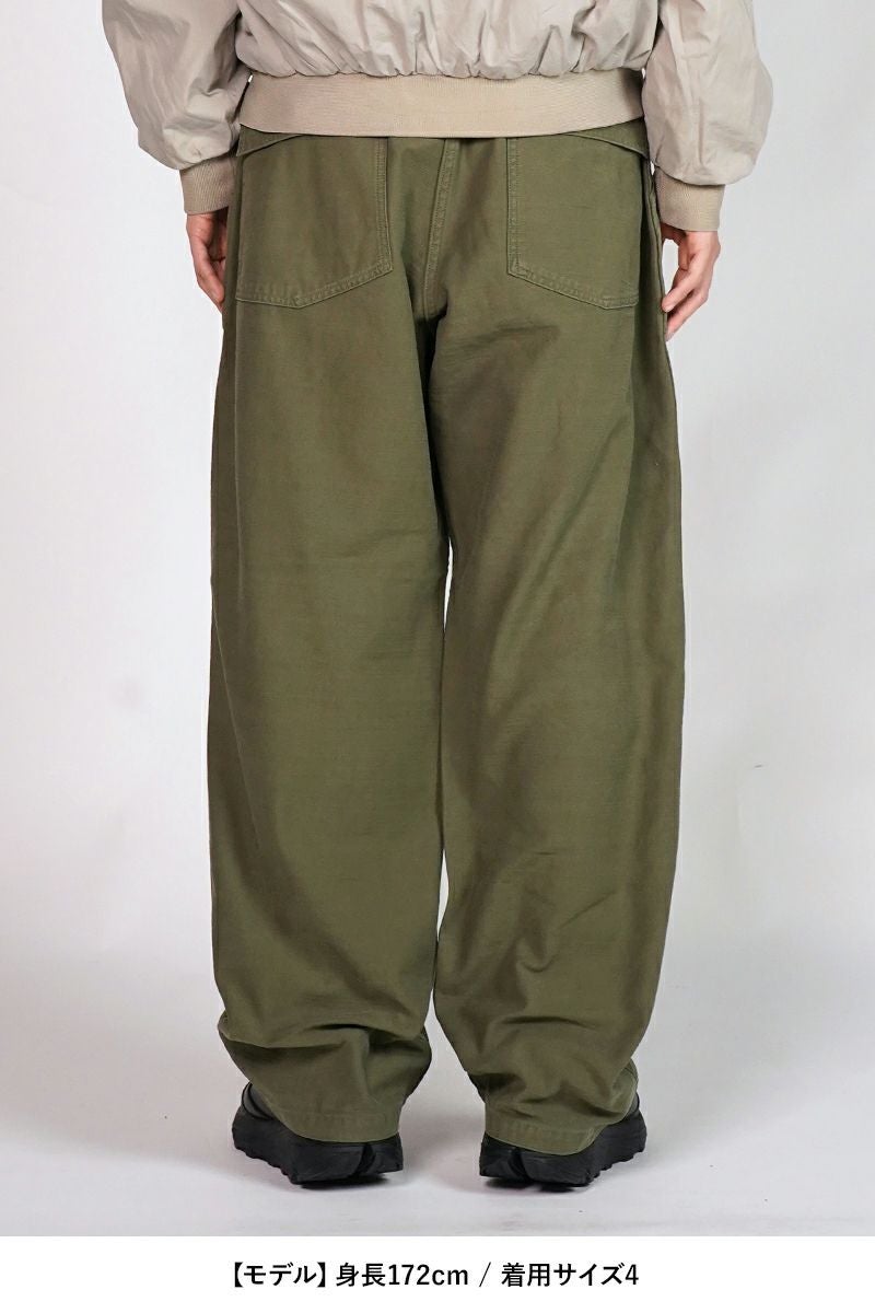 CIOTA (シオタ) | CIOTA (シオタ)Back Satin Baker Pants (Wide