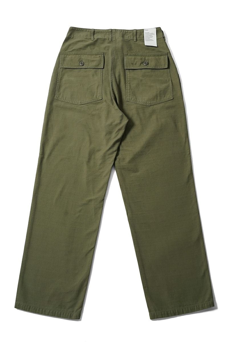 CIOTA (シオタ)Back Satin Baker Pants (Wide Straight / Stone Wash) バックサテンベイカーパンツ ワイドストレート ストーンウォッシュ PTLM-152-SW -15