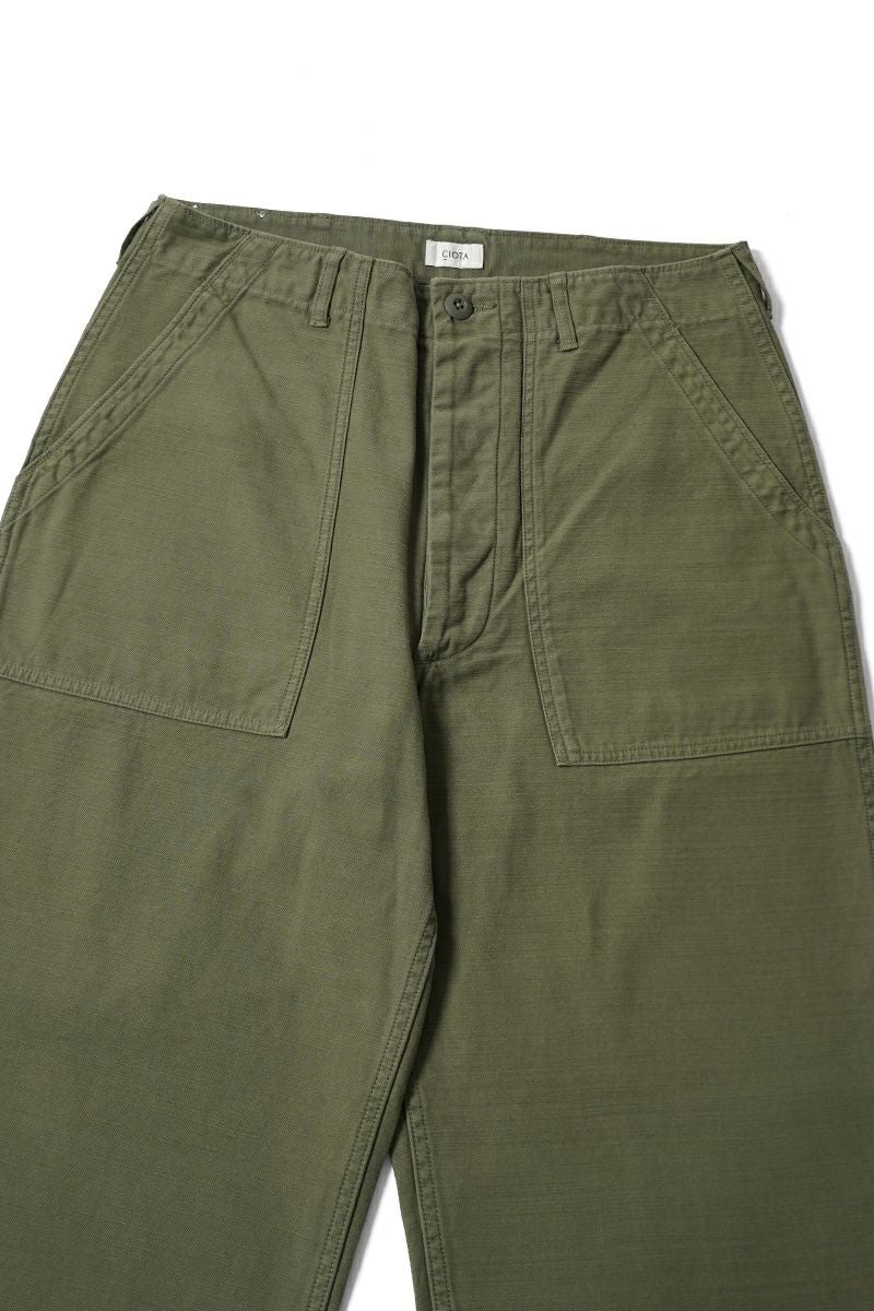 CIOTA (シオタ) | CIOTA (シオタ)Back Satin Baker Pants (Wide