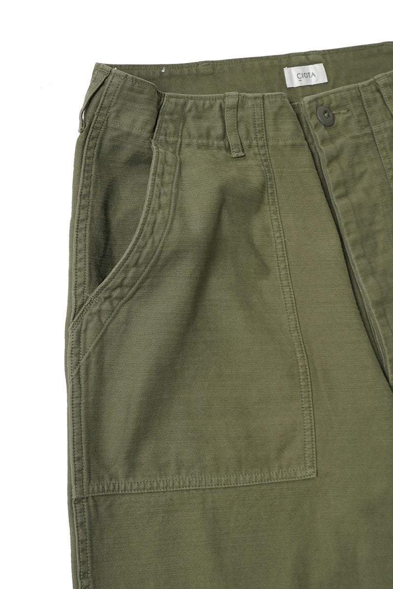 CIOTA (シオタ) | CIOTA (シオタ)Back Satin Baker Pants (Wide