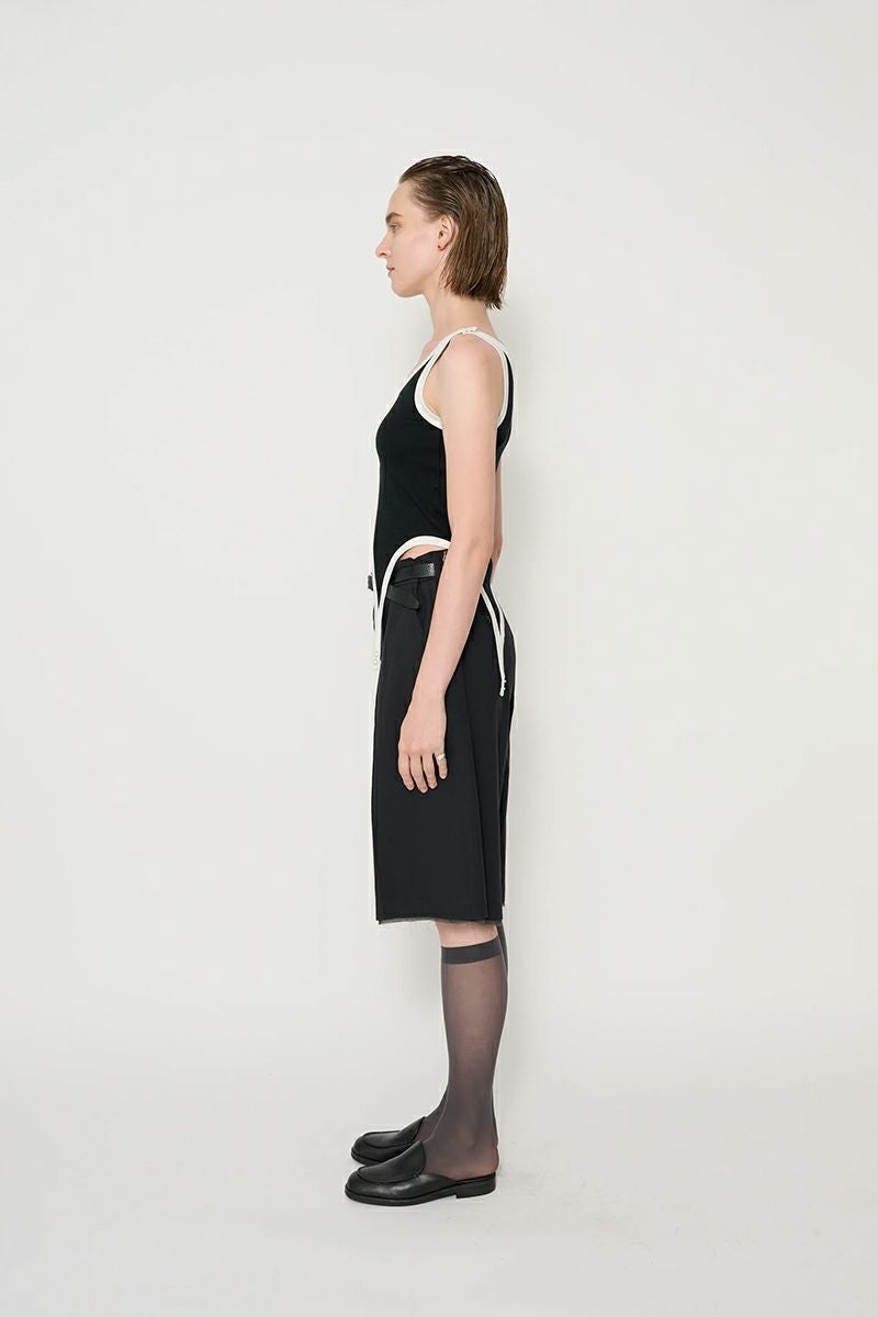 JANE SMITH(ジェーンスミス)COTTON RIB UP AND DOWN TANK TOP コットンリブ アップ＆ダウン タンクトップ 25SCT-#711L -2