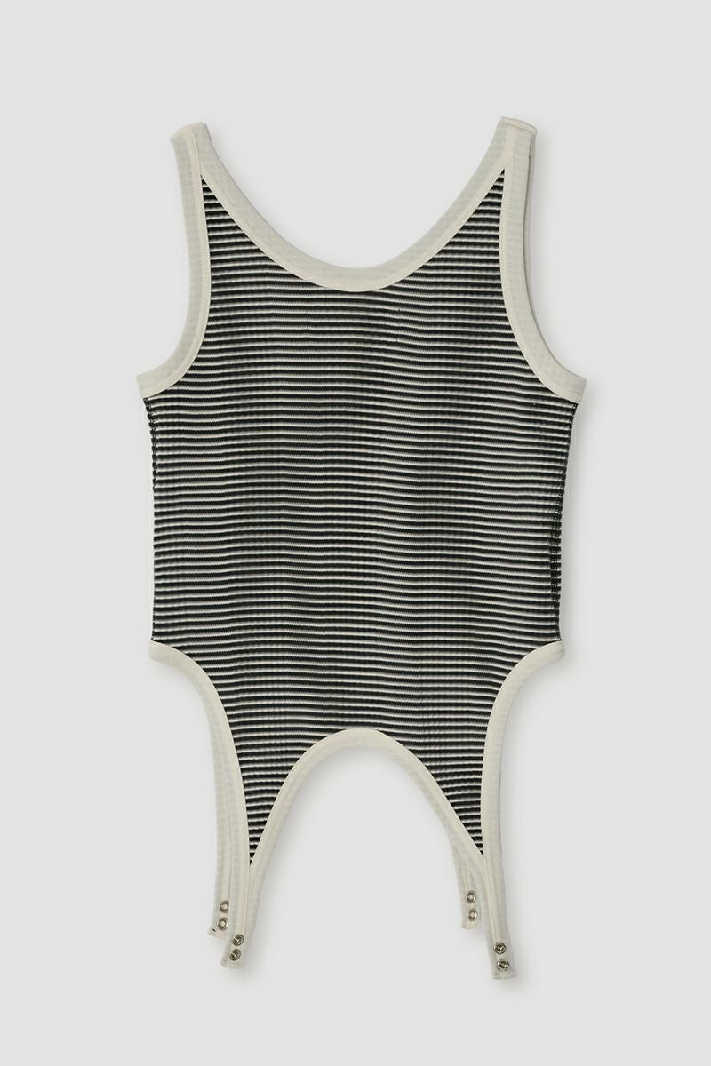 JANE SMITH(ジェーンスミス)COTTON RIB UP AND DOWN TANK TOP コットンリブ アップ＆ダウン タンクトップ 25SCT-#711L -6