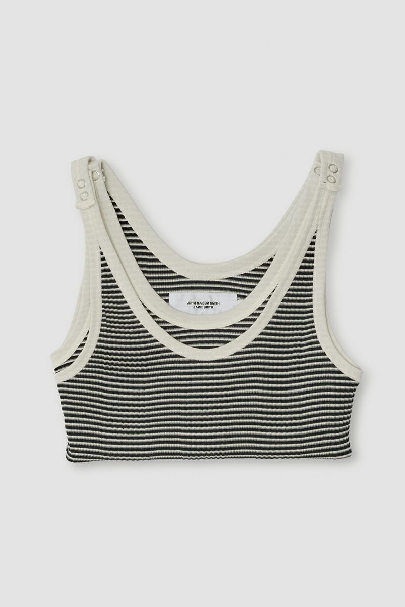 JANE SMITH(ジェーンスミス)COTTON RIB UP AND DOWN TANK TOP コットンリブ アップ＆ダウン タンクトップ 25SCT-#711L -7