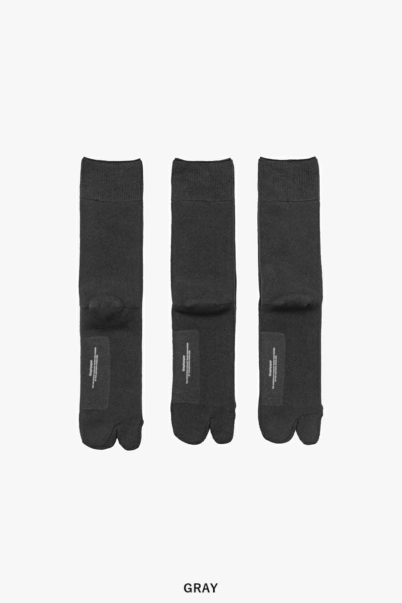 Graphpaper(グラフペーパー)Graphpaper TABI 3-Pack Socks グラフペーパー足袋3パックソックス GU251-90228B -5