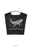 Ball & Chain(ボールアンドチェーン)FLOWER WHALE (M) フラワーホエール クジラ M ショッピングバック トートバッグ 301054 -8