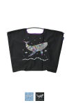 Ball & Chain(ボールアンドチェーン)FLOWER WHALE (L) フラワーホエール クジラL ショッピングバック トートバッグ 301154