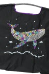 Ball & Chain(ボールアンドチェーン)FLOWER WHALE (L) フラワーホエール クジラL ショッピングバック トートバッグ 301154 -1
