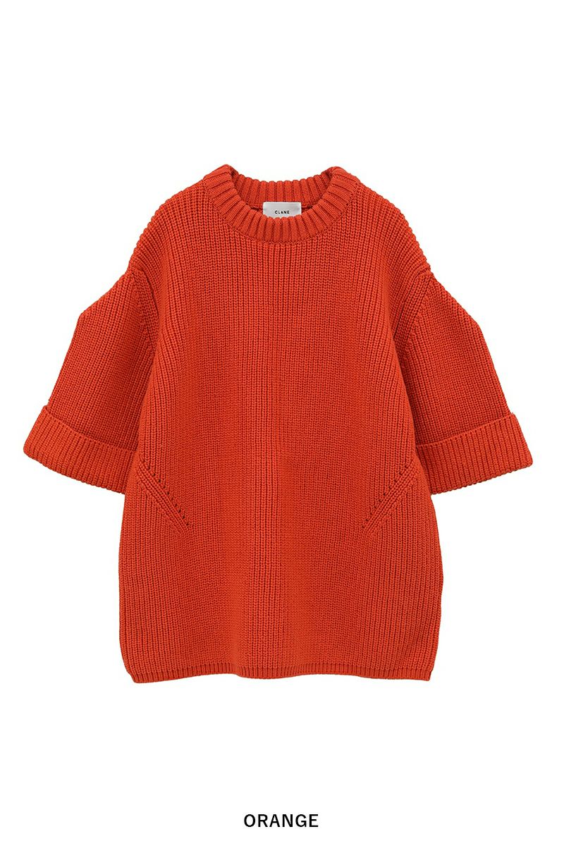 CLANE(クラネ) | CLANE(クラネ)OVER HALF SLEEVE KNIT TOPS オーバー