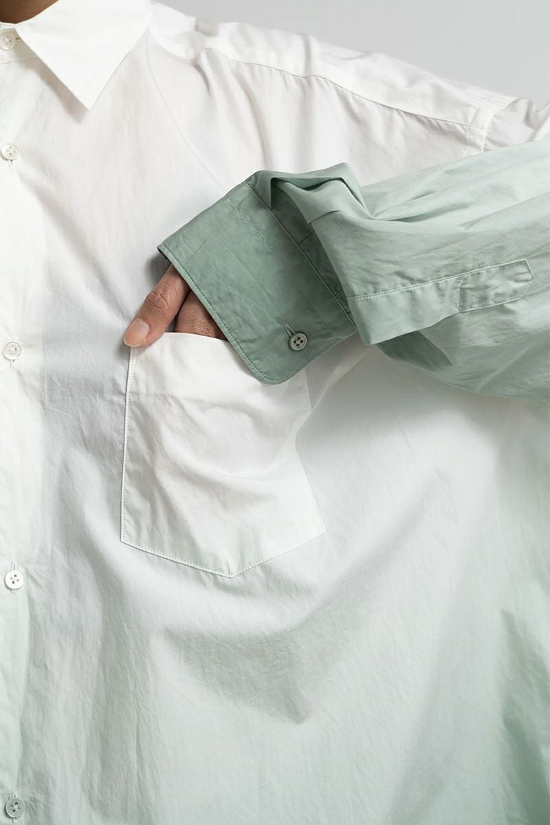 Graphpaper(グラフペーパー)Broad L/S Oversized Regular Collar Shirt ブロードオーバーサイズレギュラーカラー長袖シャツ GU251-50001C -3