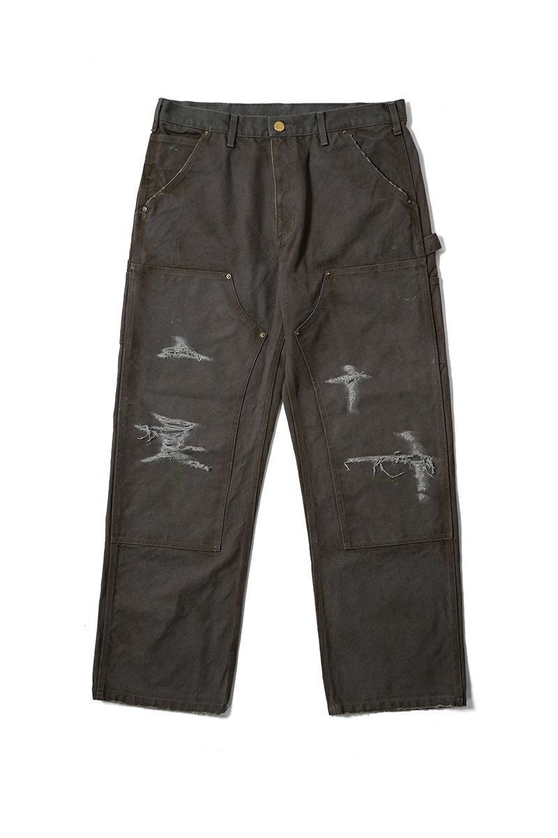 KAMIYA(カミヤ) | KAMIYA(カミヤ)BORO Duck Painter Pants ボロダック 