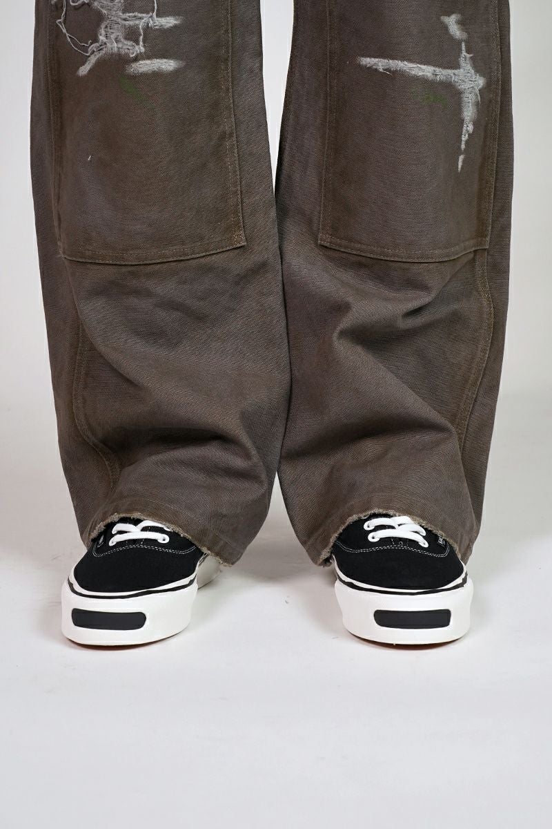 パンツ KAMIYA BORO DUCK PANTS KAMIYA(カミヤ) | KAMIYA(カミヤ)BORO Duck Painter Pants ボロダック