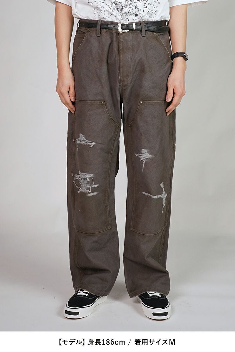 KAMIYA(カミヤ) | KAMIYA(カミヤ)BORO Duck Painter Pants ボロダック 