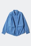 SOFTHYPHEN(ソフトハイフン)TUCKED DETAIL OVERSIZED SHIRT タックディティールオーバーサイズシャツ MGMFB251254