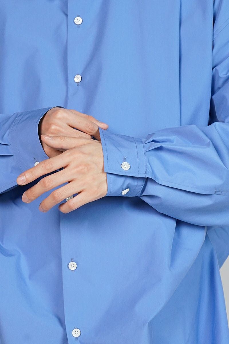 SOFTHYPHEN(ソフトハイフン)TUCKED DETAIL OVERSIZED SHIRT タックディティールオーバーサイズシャツ MGMFB251254 -4