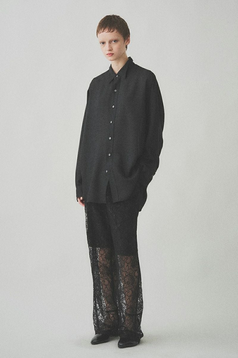 JUHA(ユハ) | JUHA(ユハ)SHEER SHARKSKIN LS SHIRT シアーシャーク 