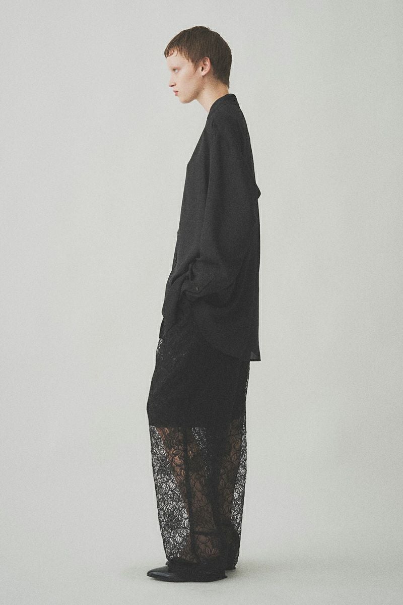 JUHA(ユハ)SHEER SHARKSKIN LS SHIRT シアーシャークスキン長袖シャツ 10210702-3 -2