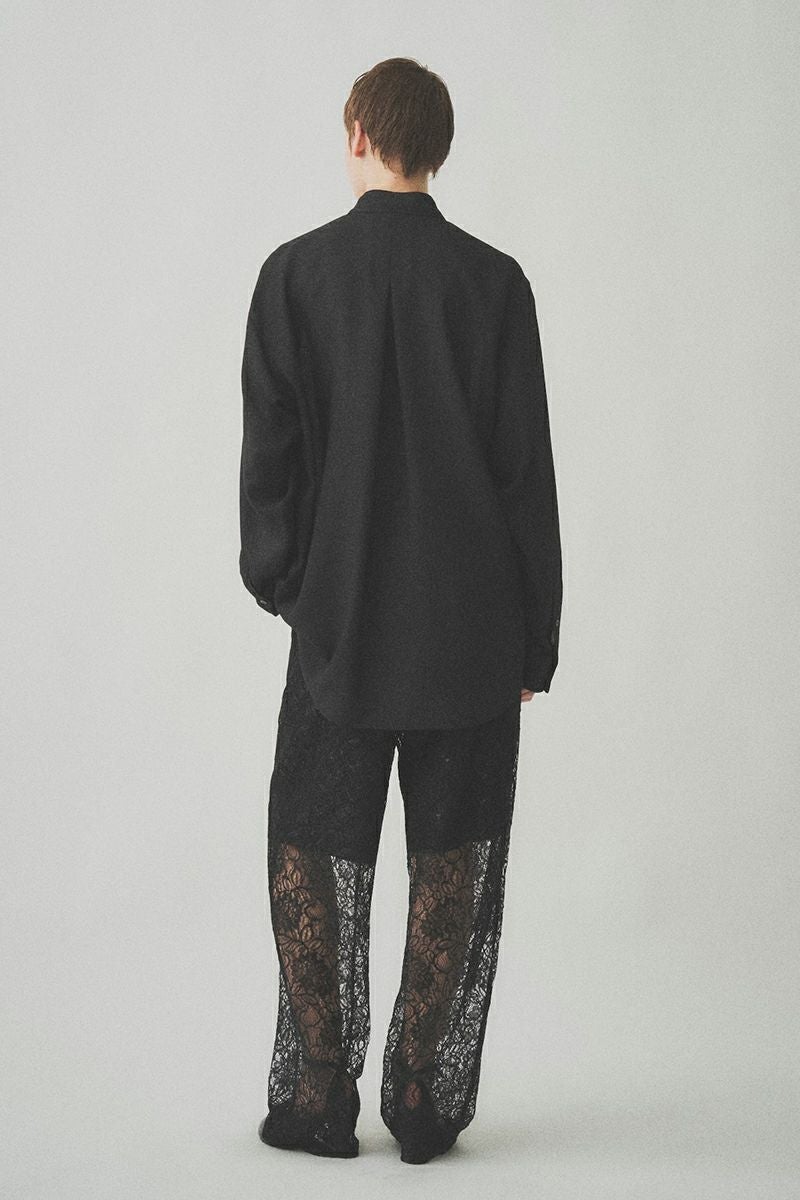 JUHA(ユハ)SHEER SHARKSKIN LS SHIRT シアーシャークスキン長袖シャツ 10210702-3 -3