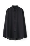 JUHA(ユハ)SHEER SHARKSKIN LS SHIRT シアーシャークスキン長袖シャツ 10210702-3 -7