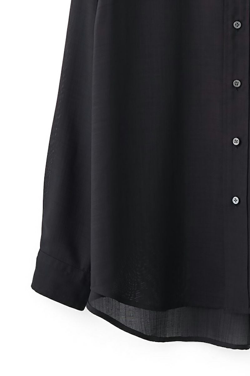 JUHA(ユハ) | JUHA(ユハ)SHEER SHARKSKIN LS SHIRT シアーシャーク 