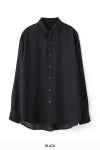 JUHA(ユハ)SHEER SHARKSKIN LS SHIRT シアーシャークスキン長袖シャツ 10210702-3 -12