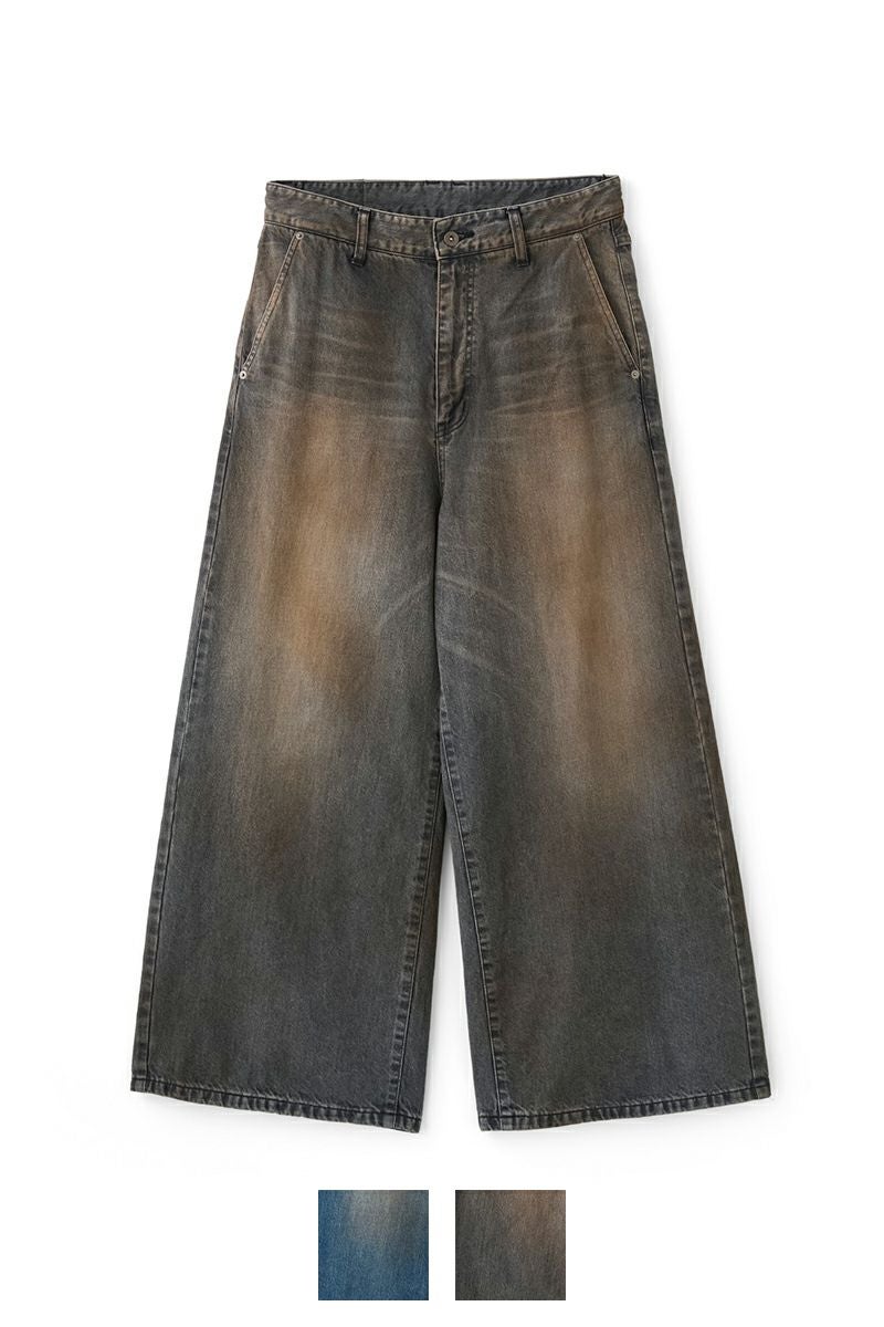 JUHA(ユハ) | JUHA(ユハ)RUST WIDE DENIM PANTS ラストワイドデニム 
