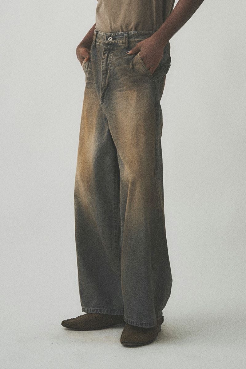 JUHA(ユハ) | JUHA(ユハ)RUST WIDE DENIM PANTS ラストワイドデニム