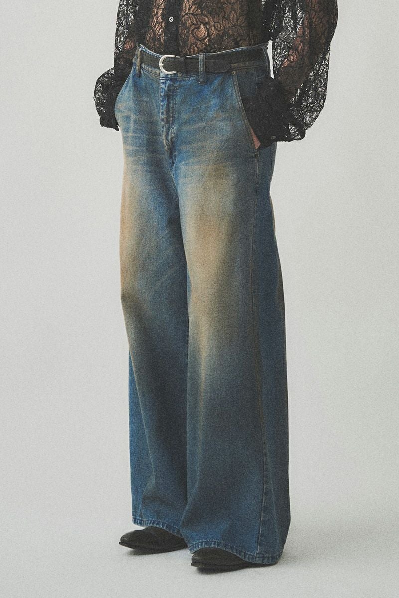 最終値下げJuha　RUST WIDE DENIM PANTS JUHA(ユハ) | JUHA(ユハ)RUST WIDE DENIM PANTS ラストワイドデニム