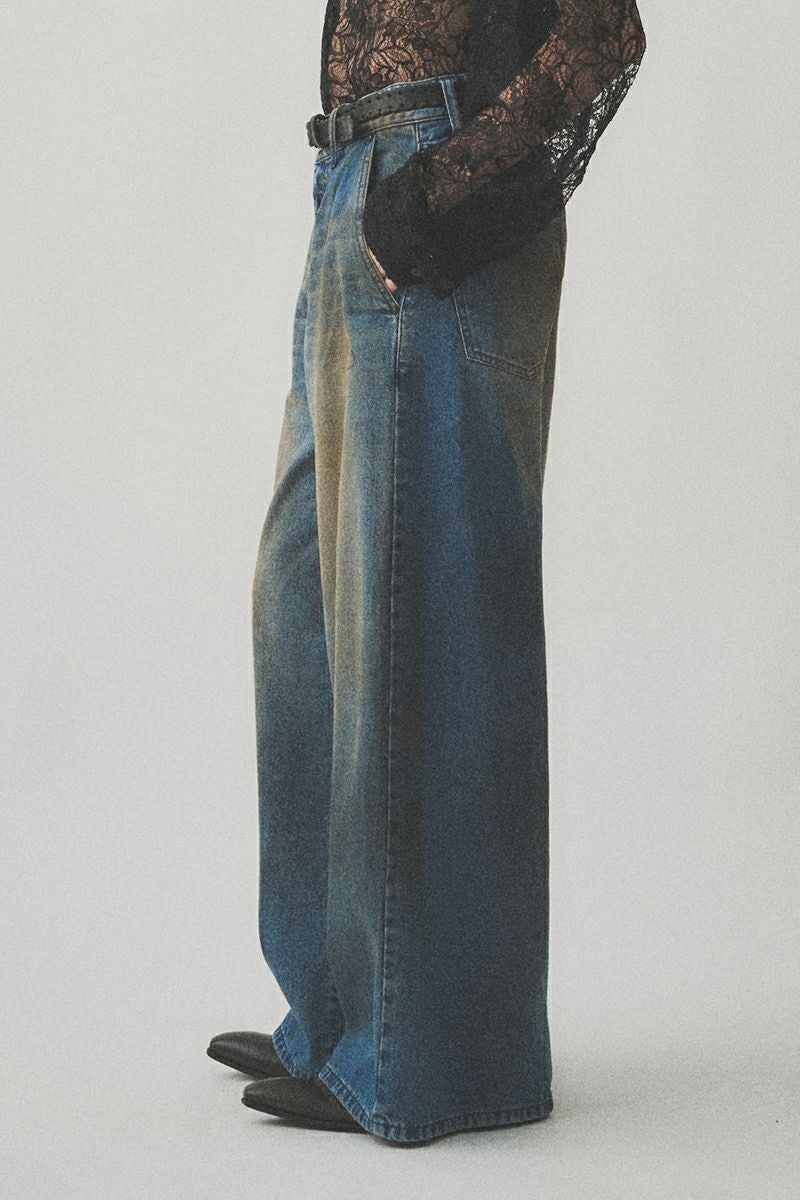 JUHA(ユハ) | JUHA(ユハ)RUST WIDE DENIM PANTS ラストワイドデニム