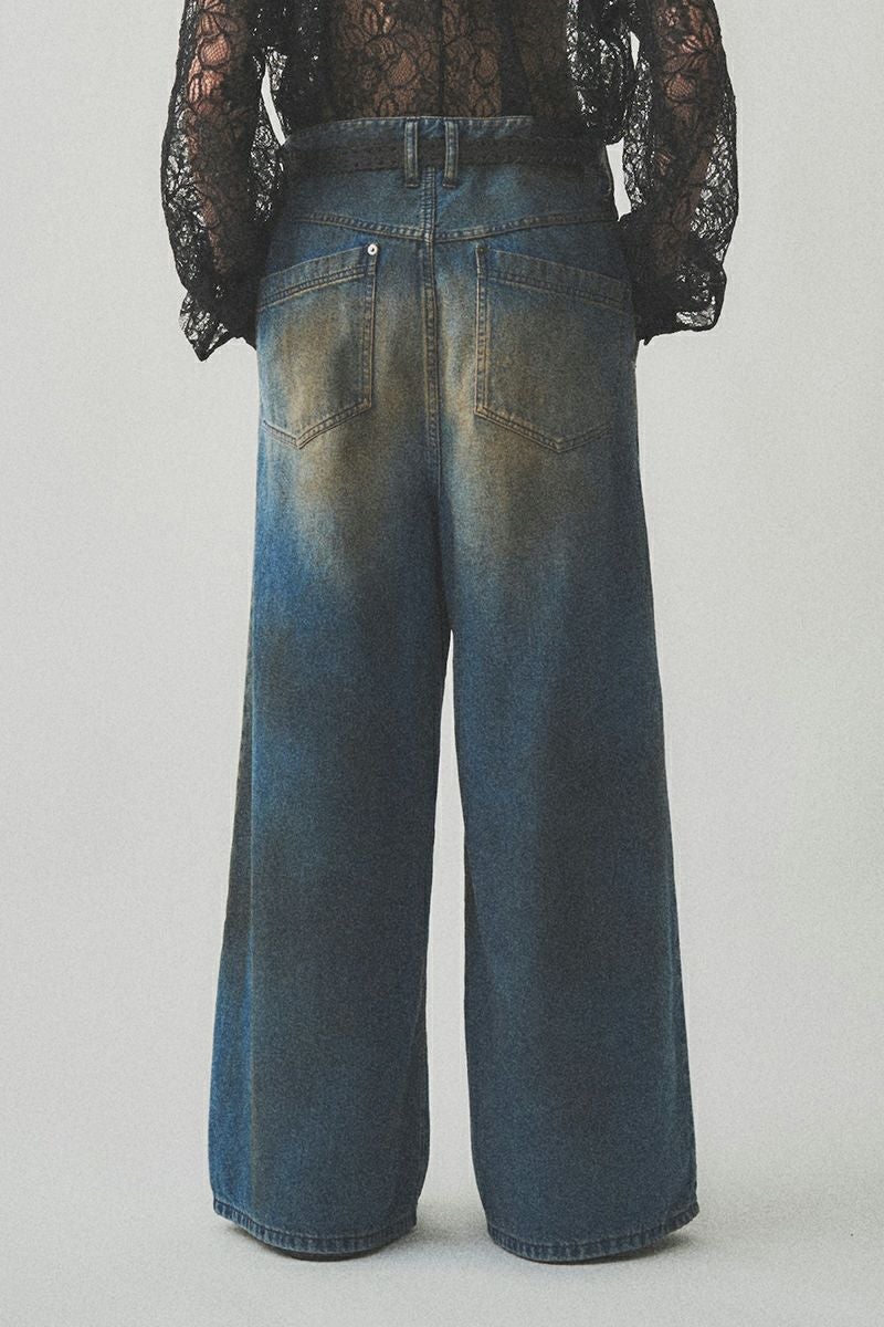 JUHA(ユハ) | JUHA(ユハ)RUST WIDE DENIM PANTS ラストワイドデニム