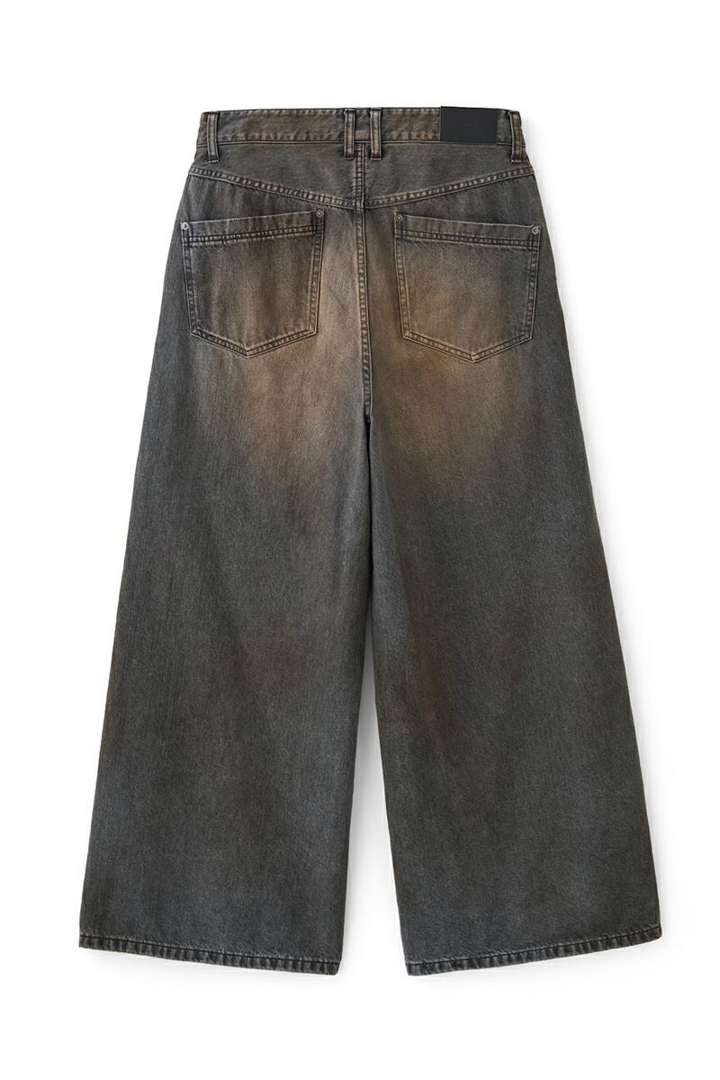 パンツ JUHA 24AW RUST BAGGY WIDE DENIM PANTS JUHA(ユハ) | JUHA(ユハ)RUST WIDE DENIM PANTS ラストワイドデニム