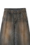 JUHA(ユハ)RUST WIDE DENIM PANTS ラストワイドデニムパンツ 10210801-1 -11