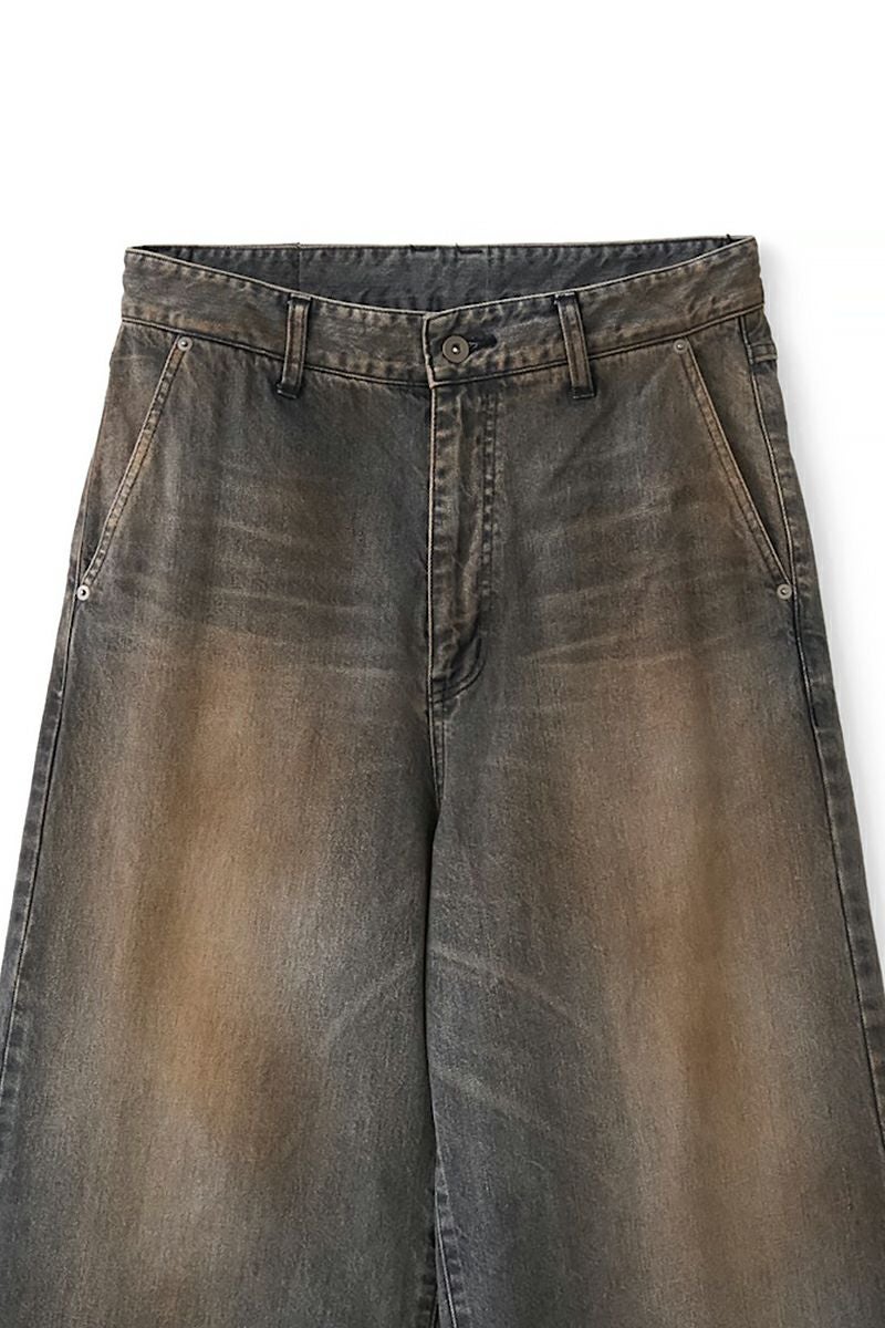 JUHA(ユハ)RUST WIDE DENIM PANTS ラストワイドデニムパンツ 10210801-1 -11