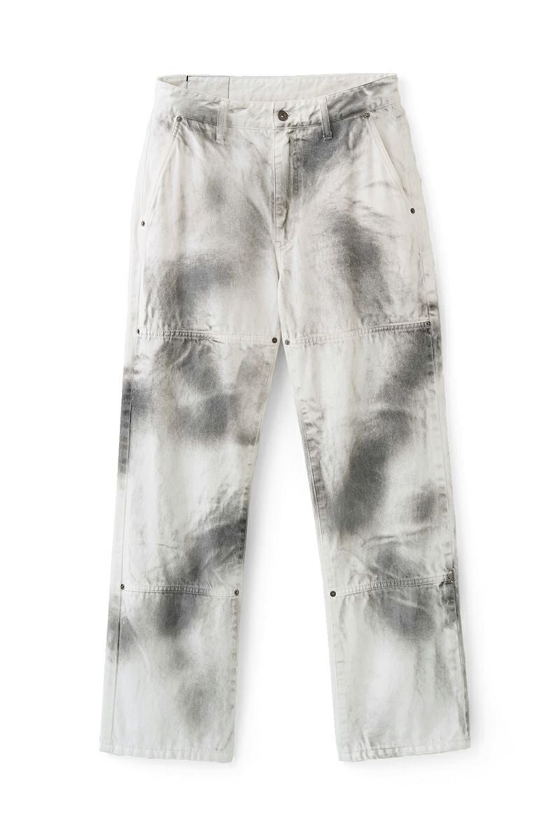 JUHA(ユハ)SPRAY WIDE DENIM PANTS スプレイワイドデニムパンツ 102100801-2 -5