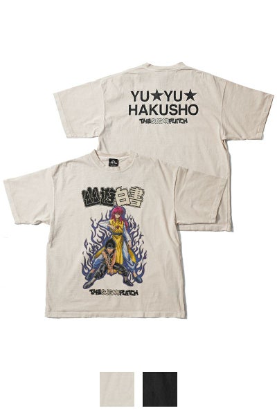 THE SUGAR PUNCH(シュガーパンチ)S/S T-Shirt (KURAMAHIEI) 半袖Tシャツ 幽☆遊☆白書 蔵馬 飛影 TYUM24AM003