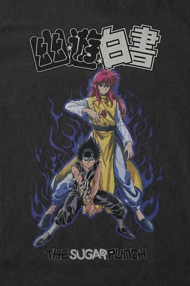 THE SUGAR PUNCH(シュガーパンチ)S/S T-Shirt (KURAMAHIEI) 半袖Tシャツ 幽☆遊☆白書 蔵馬 飛影 TYUM24AM003 -23