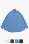 Graphpaper(グラフペーパー)Broad L/S Oversized Regular Collar Shirt ブロードオーバーサイズレギュラーカラー長袖シャツ GM251-50001B