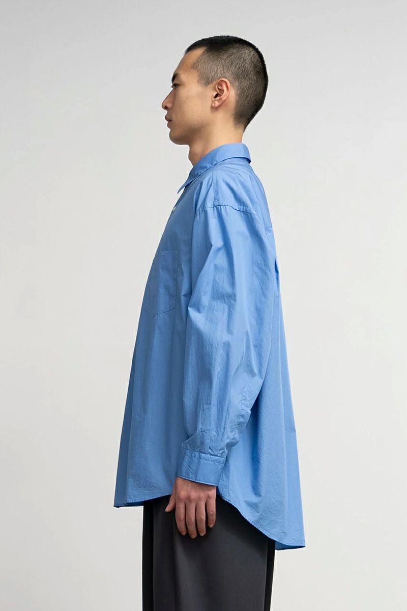 Graphpaper(グラフペーパー)Broad L/S Oversized Regular Collar Shirt ブロードオーバーサイズレギュラーカラー長袖シャツ GM251-50001B -5