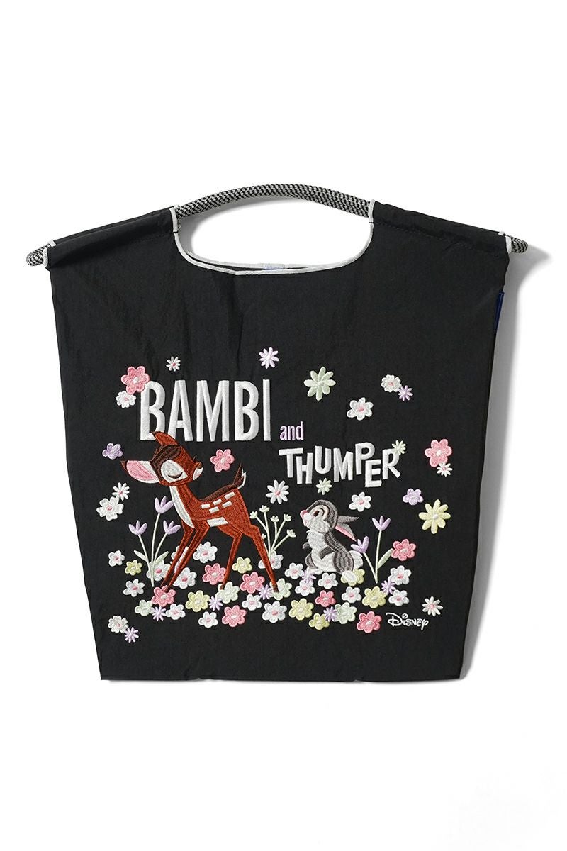 正規品ボールアンドチェーン　ダンボ　バンビ　トートバッグ　ディズニー　ブラックM Ball&Chain(ボールアンドチェーン)BAMBI and THUMPER/Mサイズ | B'2nd
