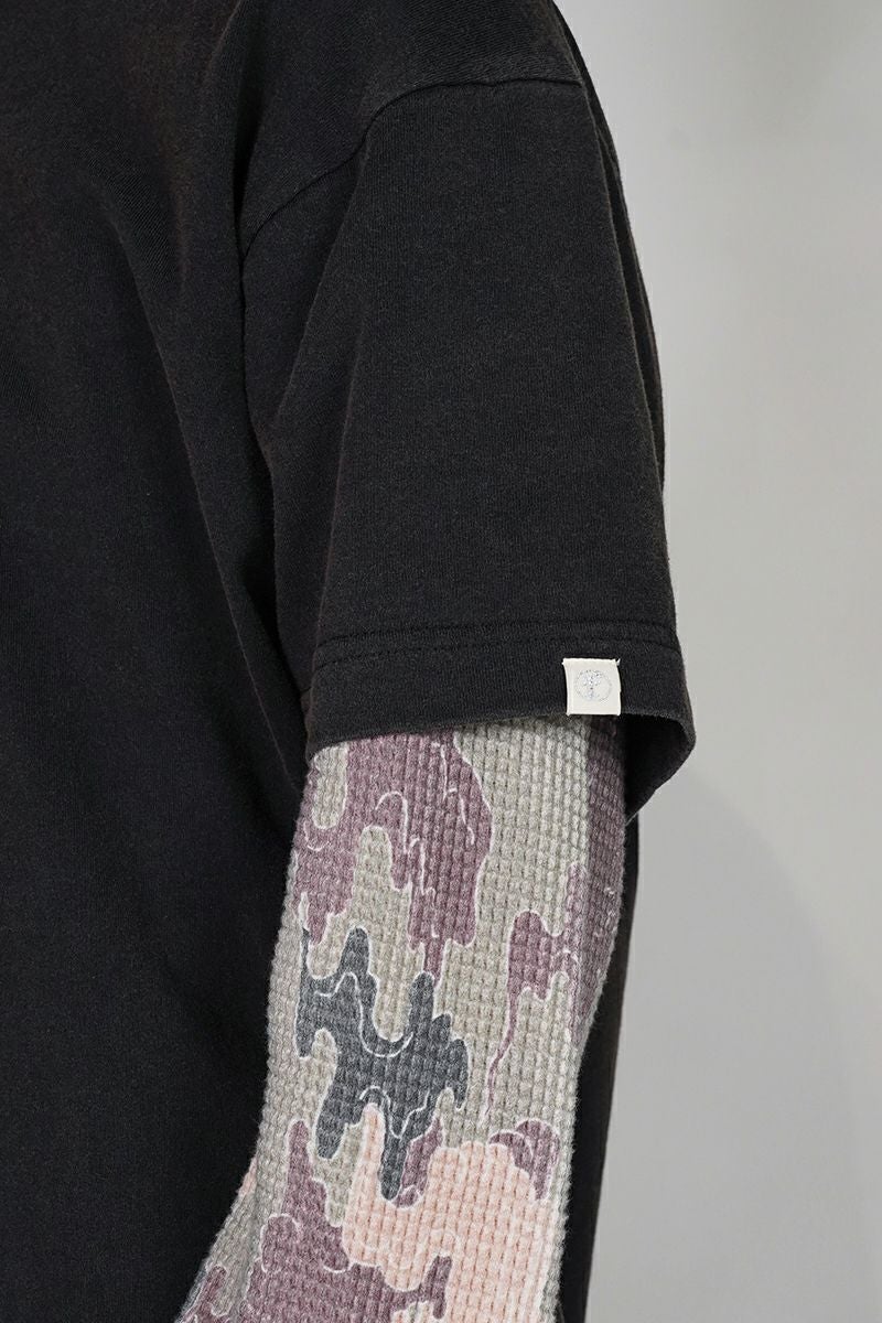 FAF(エフエーエフ)Camo Double Sleeve Tee カモダブルスリーブTシャツ 003121205 -3
