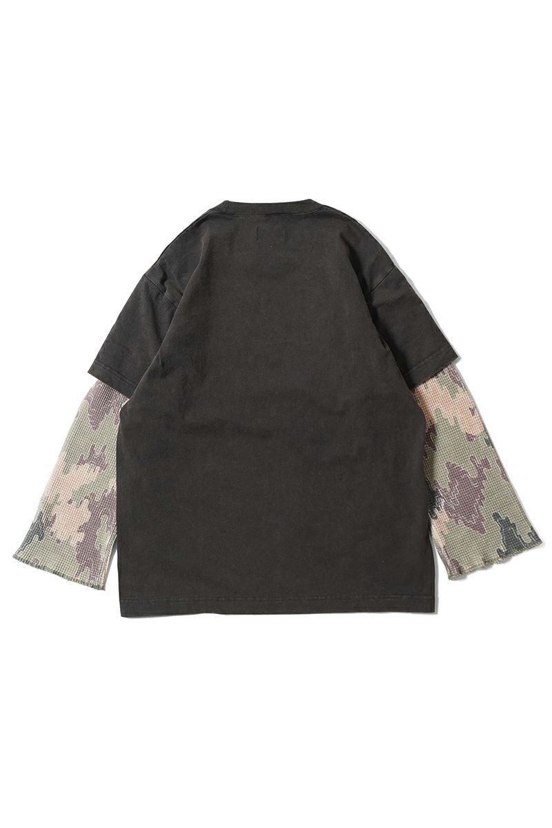 FAF(エフエーエフ)Camo Double Sleeve Tee カモダブルスリーブTシャツ 003121205 -16