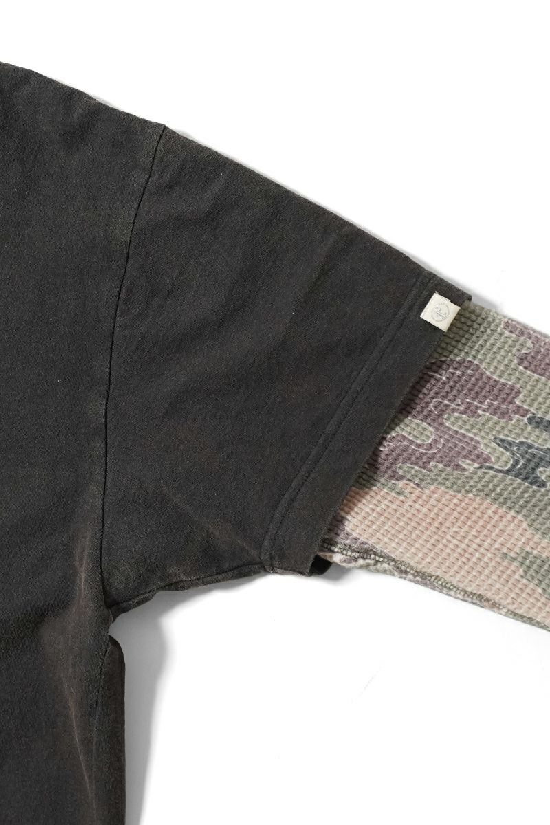 FAF(エフエーエフ)Camo Double Sleeve Tee カモダブルスリーブTシャツ 003121205 -18