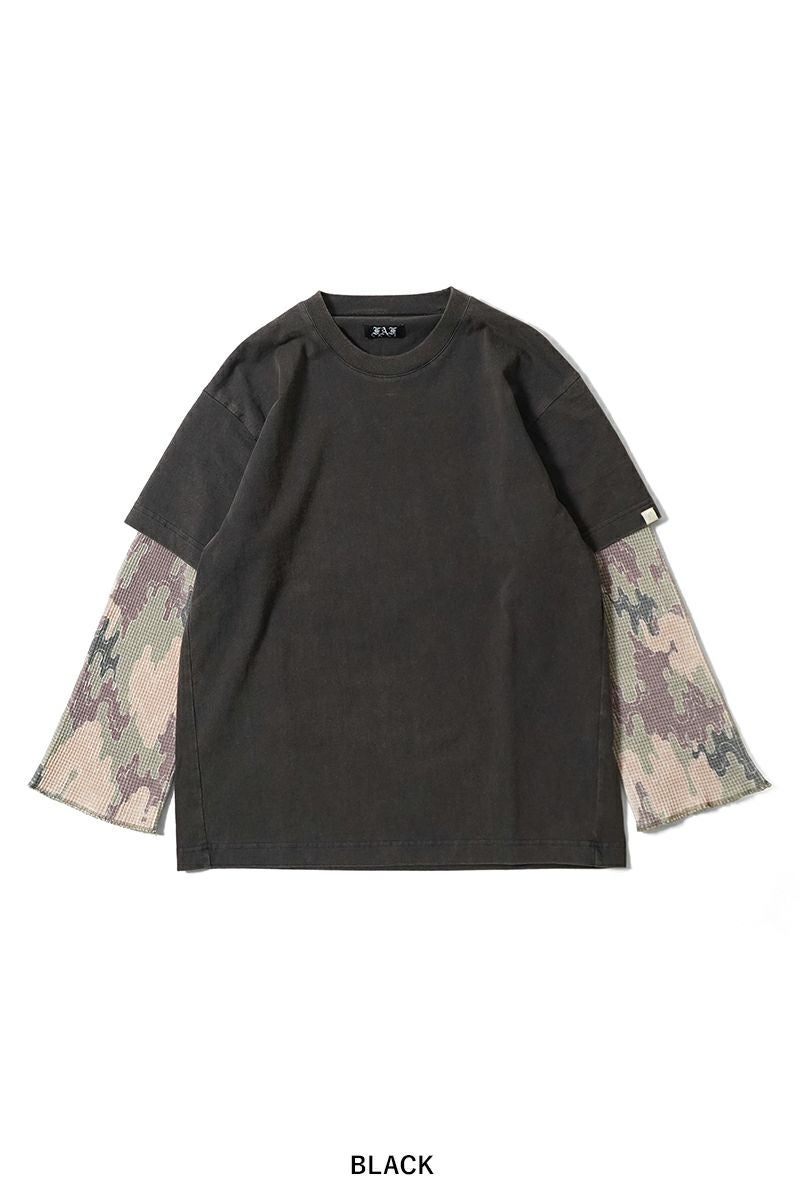 FAF(エフエーエフ)Camo Double Sleeve Tee カモダブルスリーブTシャツ 003121205 -22