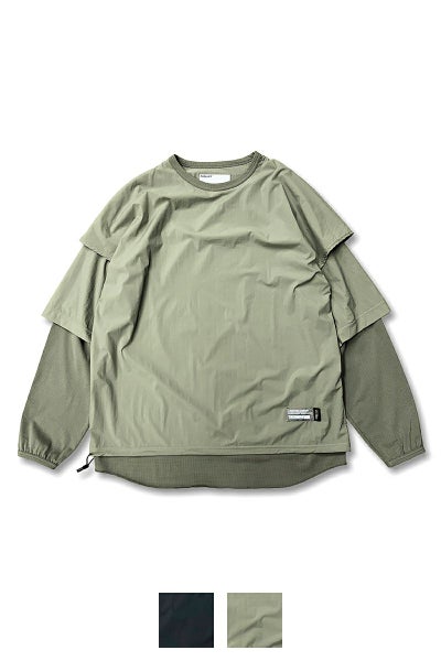 Poliquant(ポリクアント)THE LAYERED L/S TEE レイヤード長袖Tシャツ 2501004